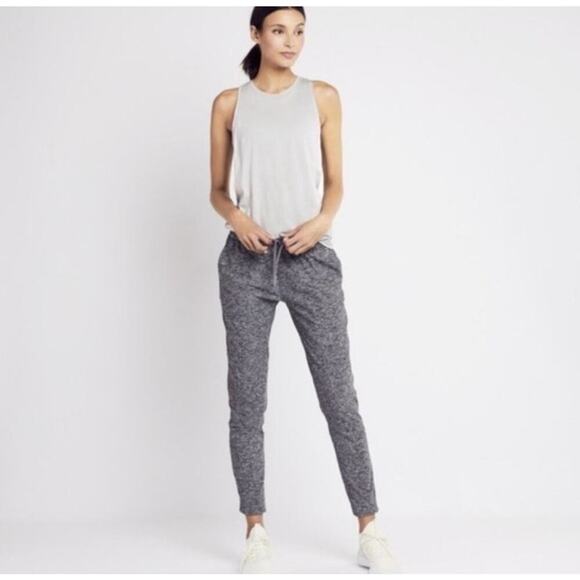Outdoor Voices Cloudknit Slim Sweatpants Heather Gray Women’s Small Lounge Gym - Picture 1 of 12